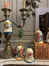 Set Of 4 Kashmiri Hand Painted