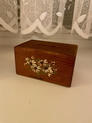 Vintage wooden telephone - wooden,