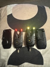 Pair Fox Mini Micron Carp Bite Alarms (11b)