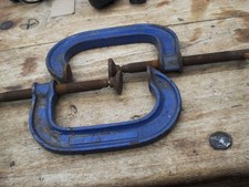2 X RECORD G clamps 4"