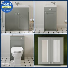 Grey Traditional Bathroom