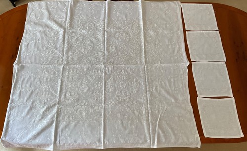 White cotton embroidered