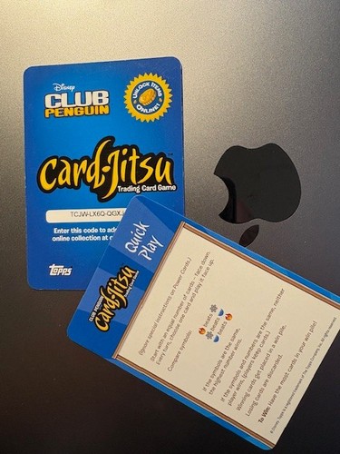Disney club penguin card - club,