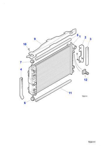 Jaguar radiator seal xk8 - jaguar, 4.0
