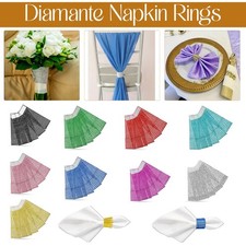 Diamante Napkin Rings