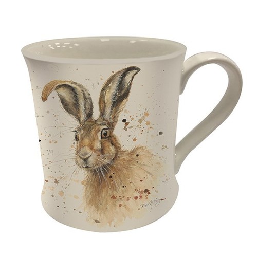Hugh hare fine china mug - hare,