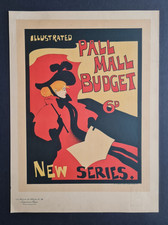 Antique 1895 print- Les