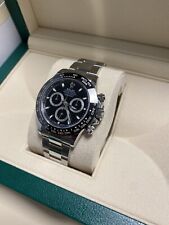 Rolex 116500LN Daytona Black Dial 2022 Full Set Ceramic Chronograph Steel