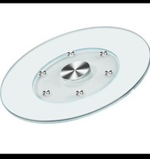 27" Glass Lazy Susan Turntable