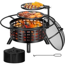 36" Wood Burning Fire Pit with