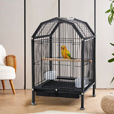 Large Bird Cages Parrot Cage Rolling Wide Flight Cage for Budgie Parakeet Conure