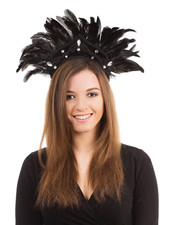 Carnival Headdress Black