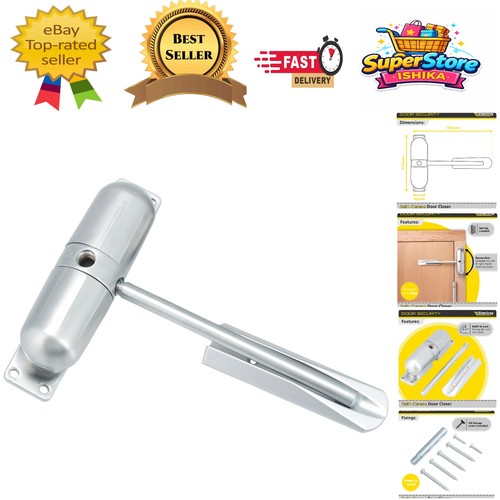 Satin chrome adjustable door - satin,