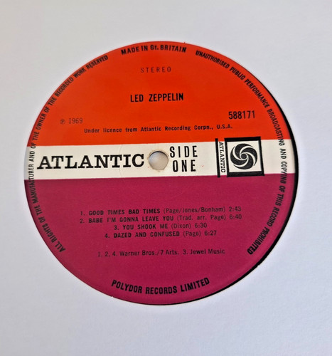 Led zeppelin debut - zeppelin, i