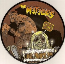 THE METEORS When Darkness Falls/The Crazed 25th Anniversary picture disc vinyl