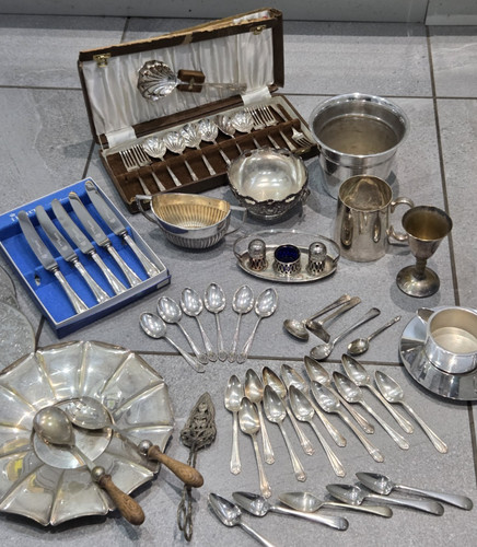 Silver plate antiques - antiques, &