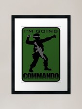 Going Commando Framed Art
