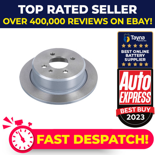 Brake discs pair solid - discs,