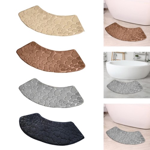 Curved shower mat bathroom - curved,