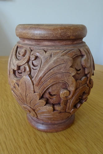 Vintage hand carved - vintage, solid