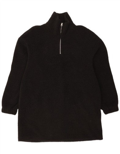 Cos mens zip neck fleece - neck,