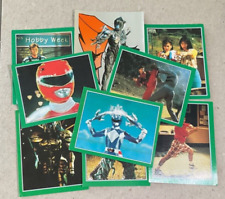 Power Rangers 1994 94 Merlin Green + Foil Stickers Mighty Morphin Pick A Sticker