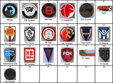 football pin  badge Faroe