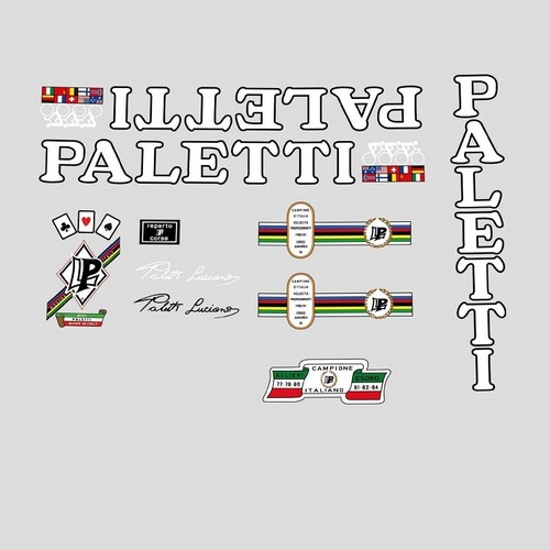 Paletti bicycle decals - paletti,