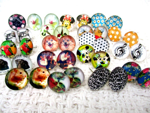 Lots choose glass cabochon - choose,