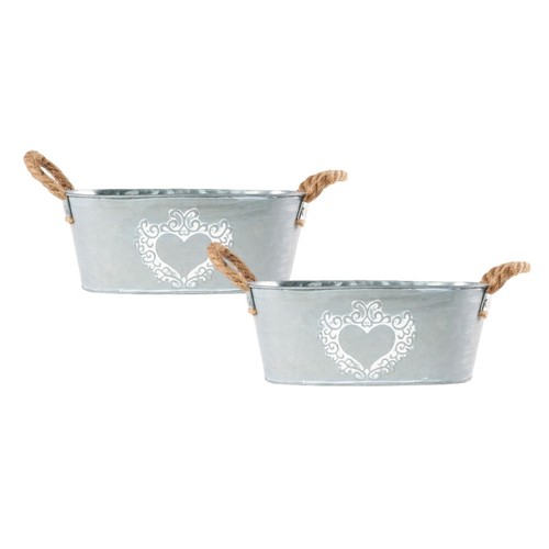 2pc zinc tin silver - zinc,