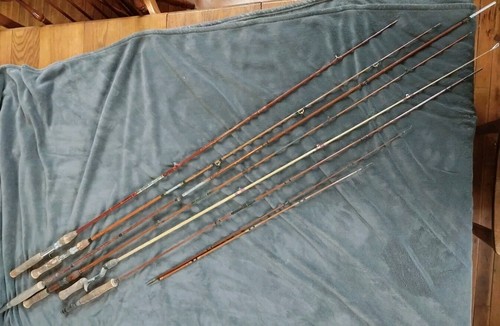 Lot vintage fishing - fishing, poles