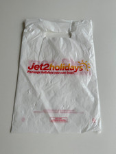 JET 2  Small   PLASTIC store carrier BAG  used once...Collectable
