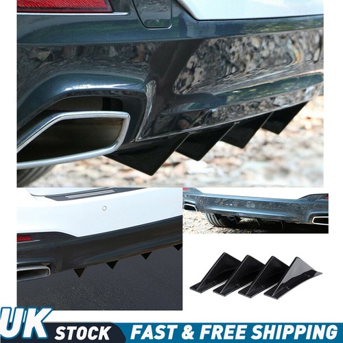 Rear bumper lip diffuser shark - rear,