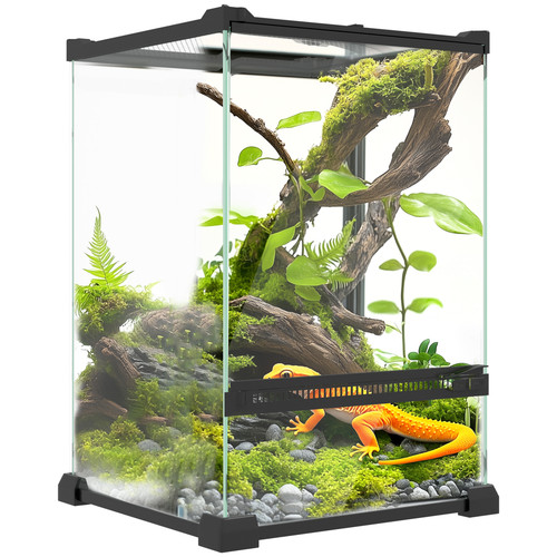 Glass reptile terrarium 40l - glass,