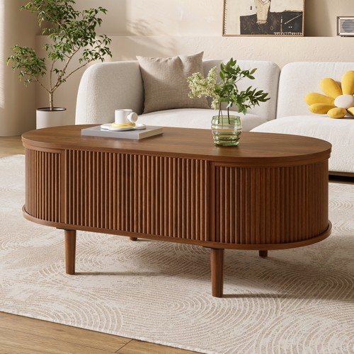 Lift top oval coffee - lift,