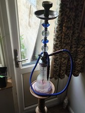 39" Tall Premium Arabic Winds Red Hookah.Eyptian Style Hose