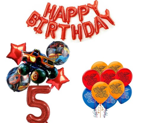 Blaze 5th birthday party - blaze,