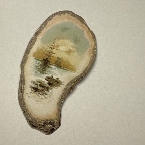 Victorian trade card shell - victorian,
