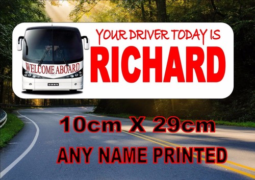 Coach bus drivers sign - drivers,