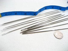 3pc 7" extra large extra long metal Needles upholstery leather hard work needle