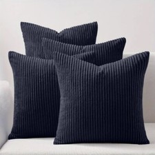 Pack of 4 Stripe Velvet