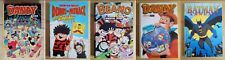 Collection of 5 Comic Books: Dennis the Menace, The Dandy, Beano &Batman Annuals