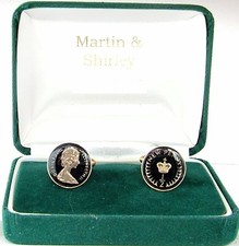 1974 Half Pence cufflinks from