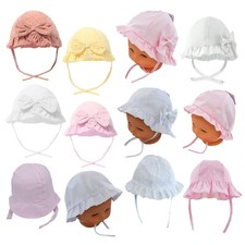 Baby Girl Sun Hat Summer Chin