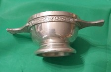 Scottish Pipers Pewter Quaich
