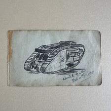 Antique 1920 Pencil Drawing