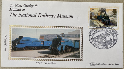 Benham railway fdc - benham,