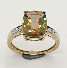 9ct Dress Ring Mystic Topaz