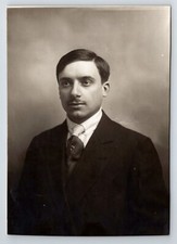 Antique 16cm x 11cm Photo: French WW1 Flying Ace, Eugène Gilbert.