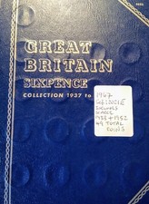 GB Sixpence Whitman Folder